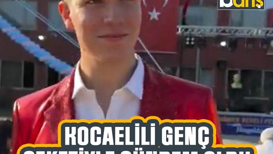 Kocaelili genç ceketiyle gündem oldu!