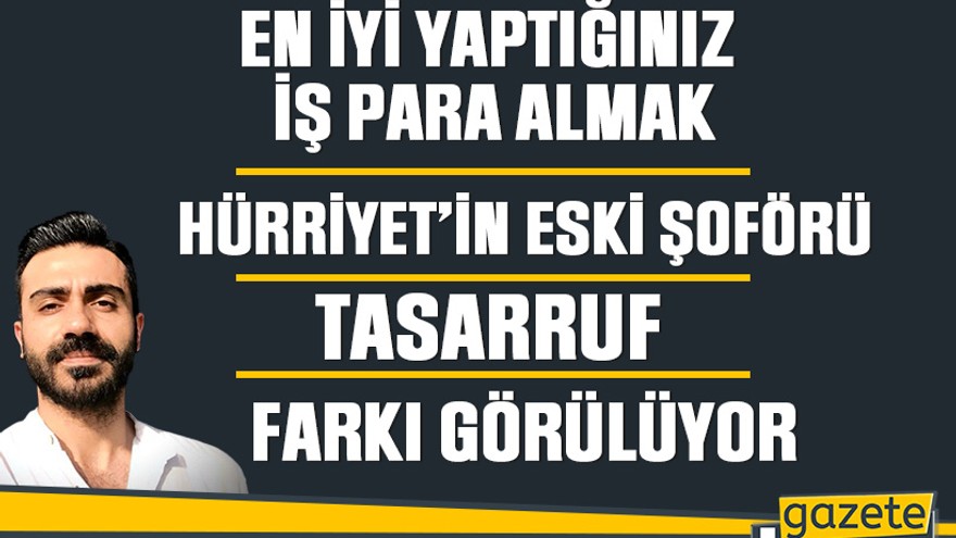 En iyi yaptığınız iş para almak