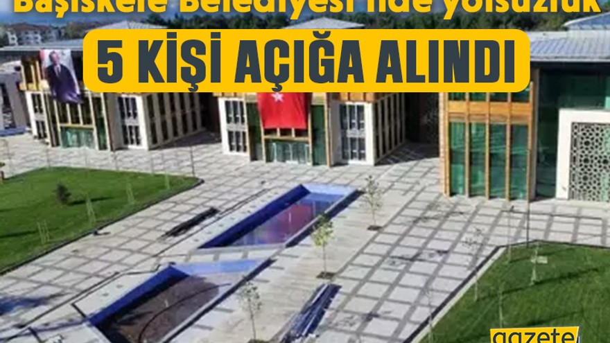 Başiskele Belediyesi’nde yolsuzluk! 5 kişi açığa alındı