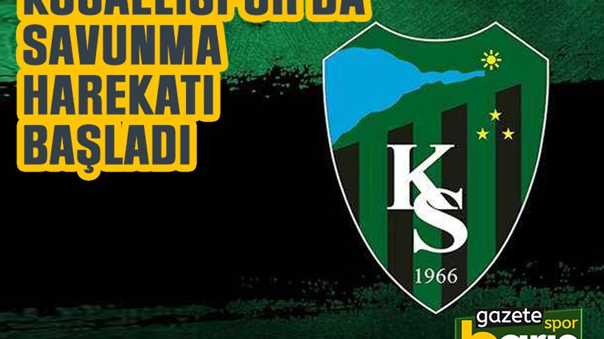 Kocaelispor’da savunma harekatı başladı