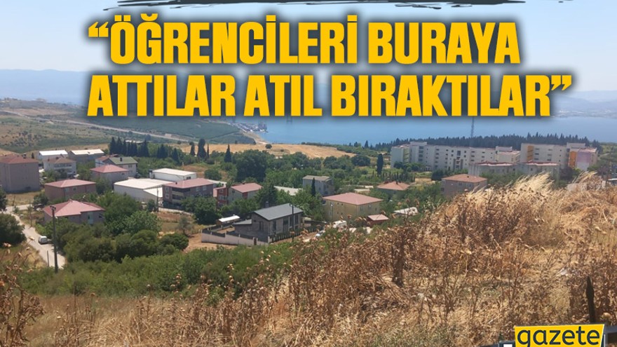 Gebze’de peşkeş iddiaları “Öğrencileri buraya attılar, atıl bıraktılar”