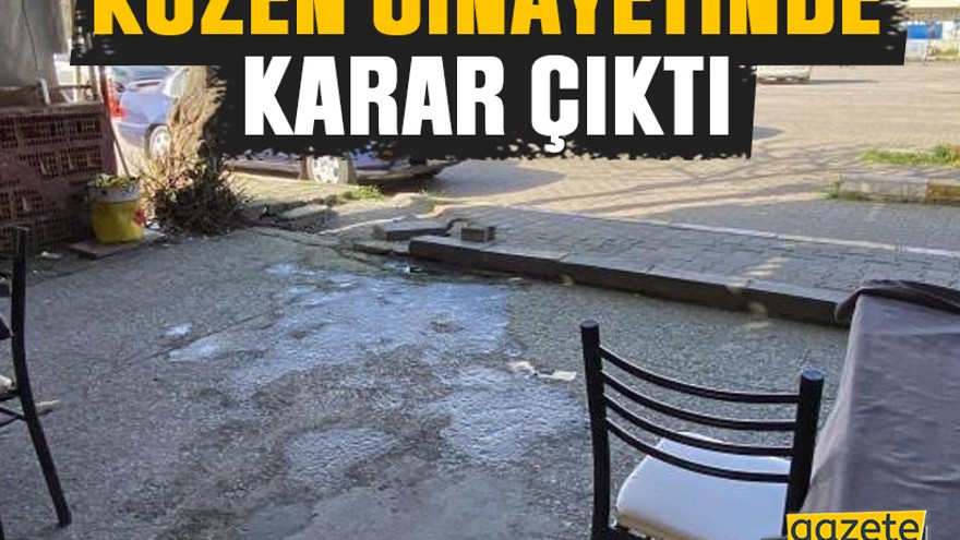 Gölcük’teki kuzen cinayetinde karar çıktı