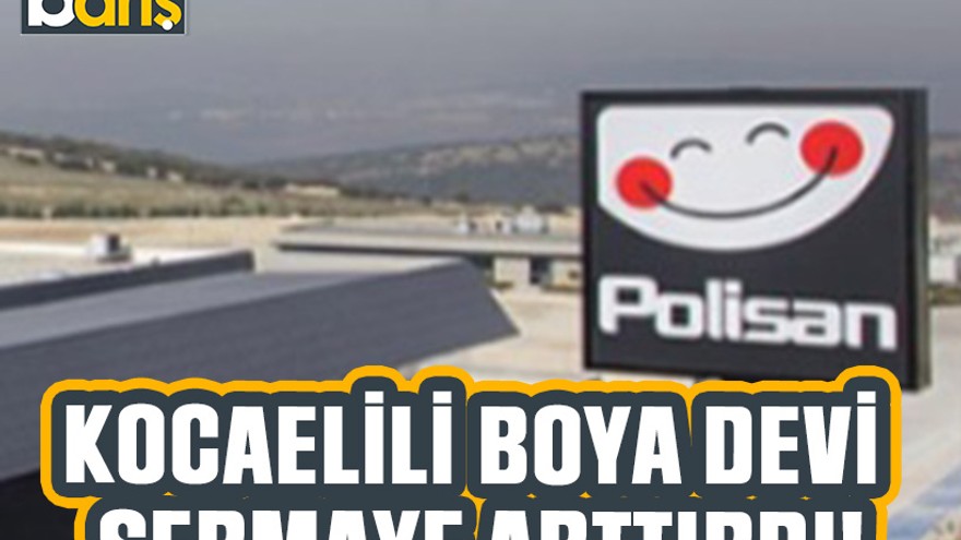 Kocaelili boya devi sermaye arttırdı!