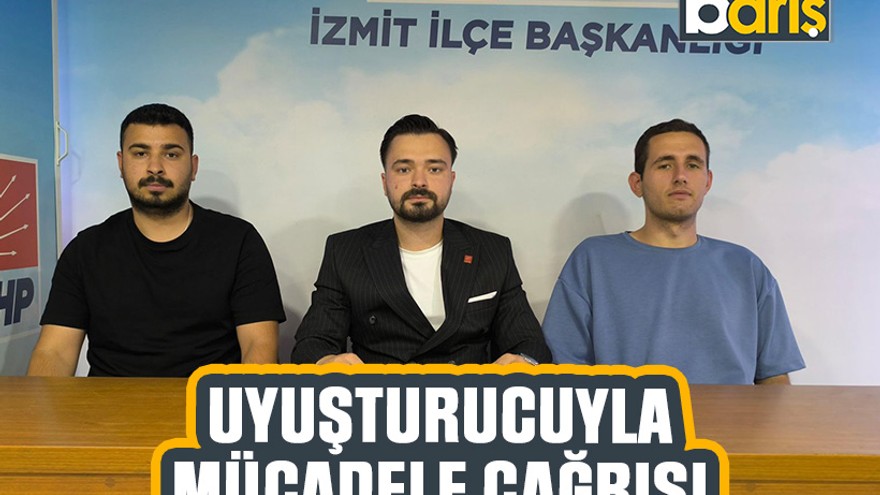 CHP’li gençlerden uyuşturucuyla mücadele çağrısı