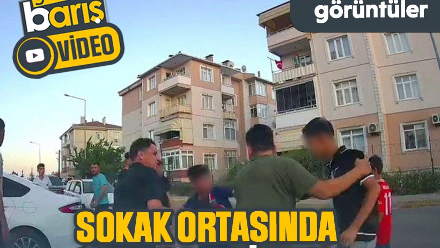 Sokak ortasında kavga ettiler!