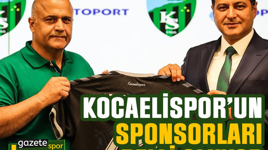 Kocaelispor’un sponsorları belli oluyor
