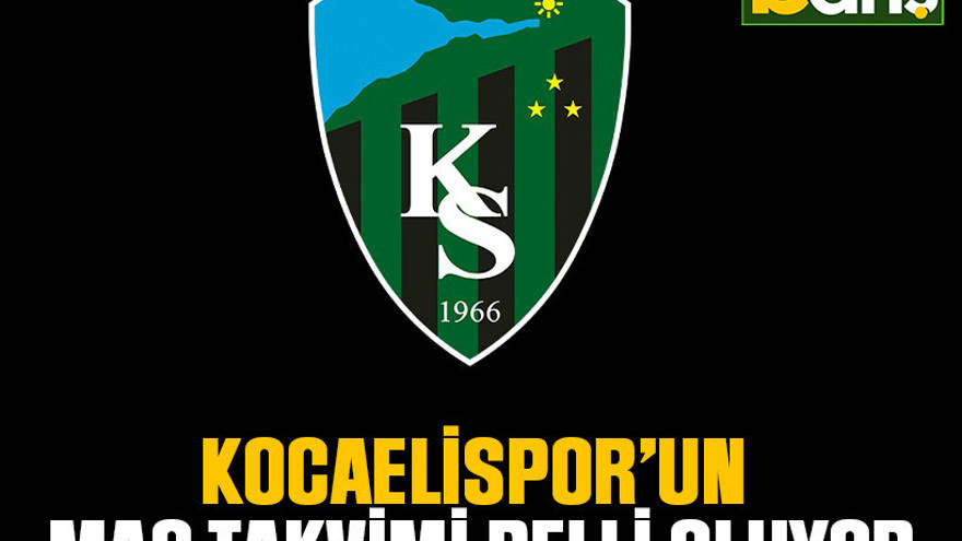 Kocaelispor’un maç takvimi belli oluyor