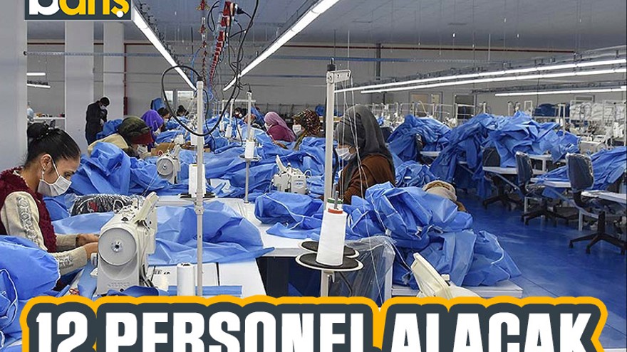 Kocaeli’deki tekstil firması 12 personel alacak!