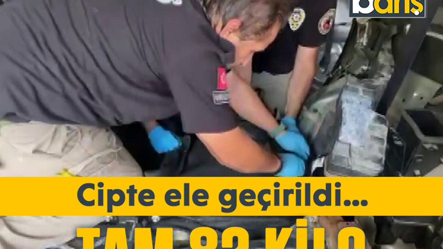 Kocaeli’de 82 kilo uyuşturucu ele geçirildi