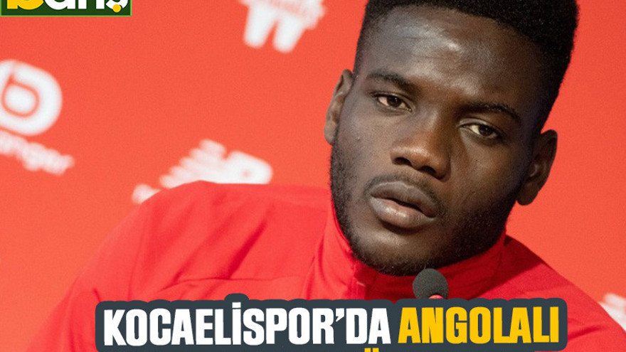 Kocaelispor’da Angolalı orta saha gündemde