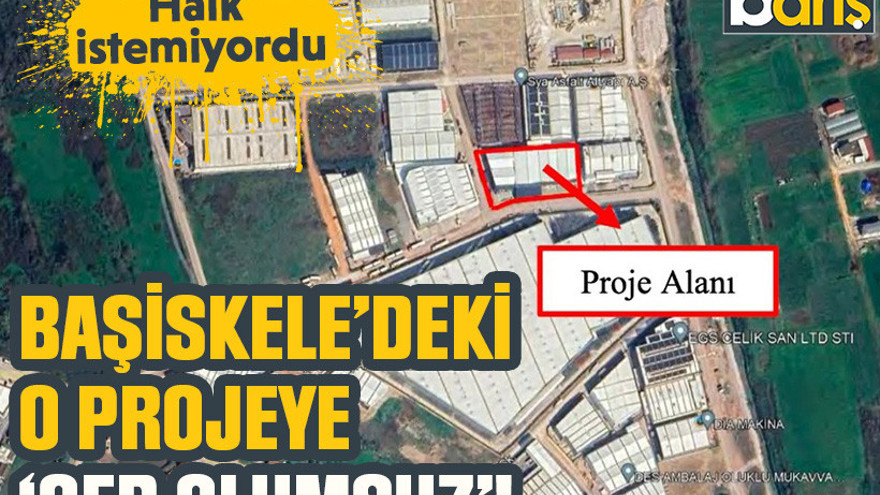 Halk istemiyordu. Başiskele’deki o projeye ‘ÇED olumsuz’!