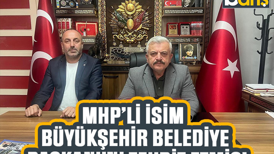 MHP’li isim Büyükşehir Belediye Başkanı’nı tehdit etmiş!