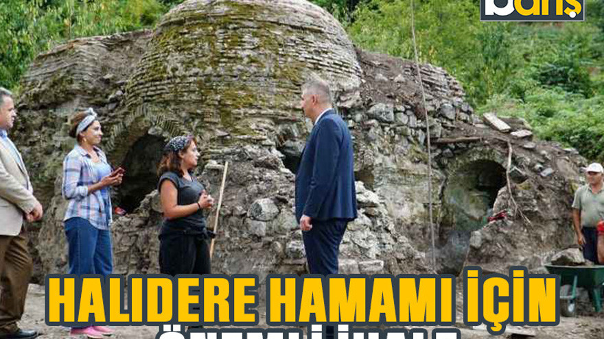 Halıdere Hamamı için önemli ihale