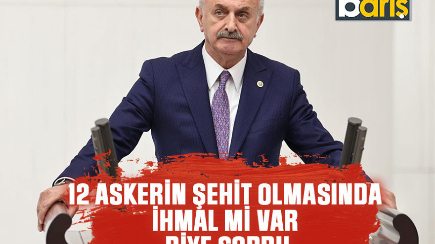 CHP'li Çiler, 12 askerin şehit olmasında ihmal mi var diye sordu