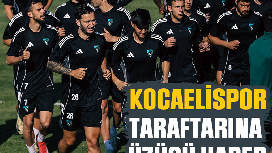 Kocaelispor taraftarına üzücü haber