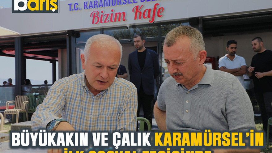 Büyükakın ve Çalık, Karamürsel’in ilk sosyal tesisinde