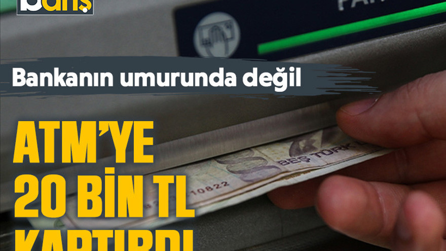 Kocaeli’de ATM 20 bin lira yuttu. Bankanın umurunda değil!