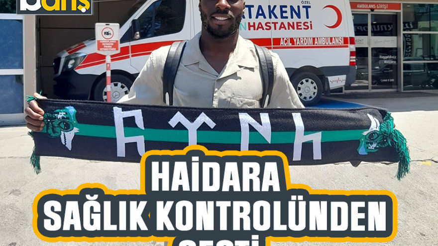 Kocaelispor’da Haidara sağlık kontrolünden geçti