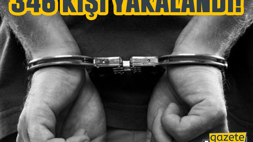 Bakan Yerlikaya “Son 1 haftada 346 şüpheli yakalandı”