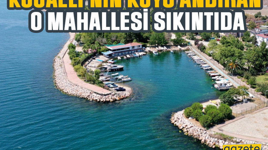 Kocaeli’nin köyü andıran o mahallesi sıkıntıda