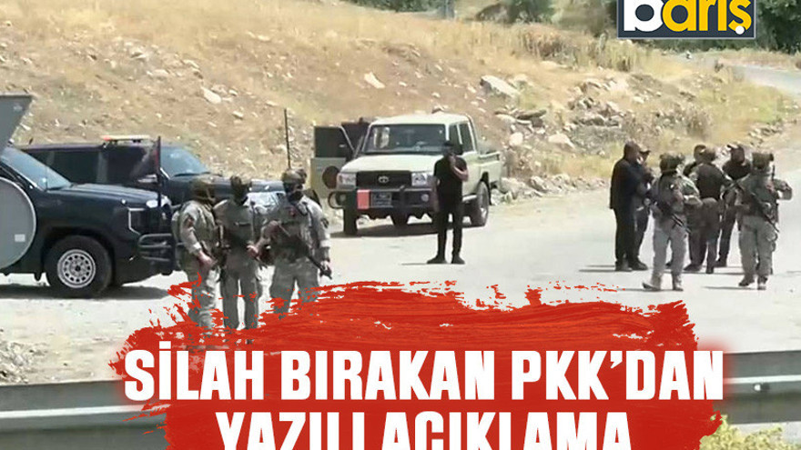 Silah bırakan PKK'dan yazılı açıkalama