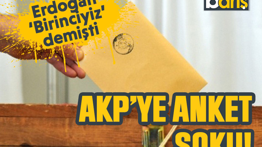 Erdoğan ‘Birinciyiz’ demişti, AKP’ye anket şoku!