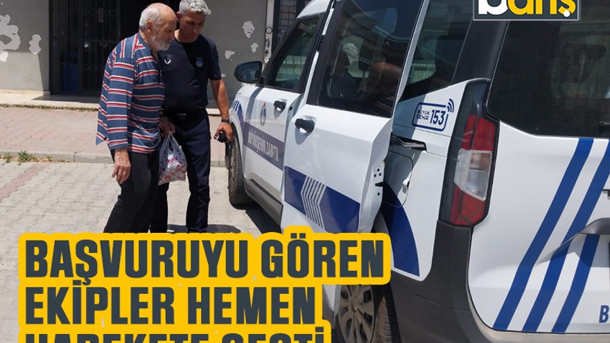 Büyükşehir ekipleri başvuru üzerine harekete geçti
