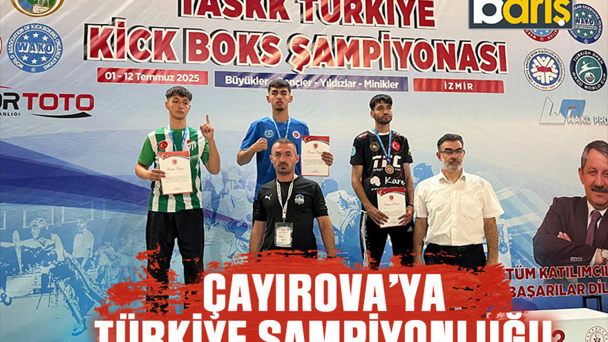 Çayırova’ya Türkiye şampiyonluğu geldi