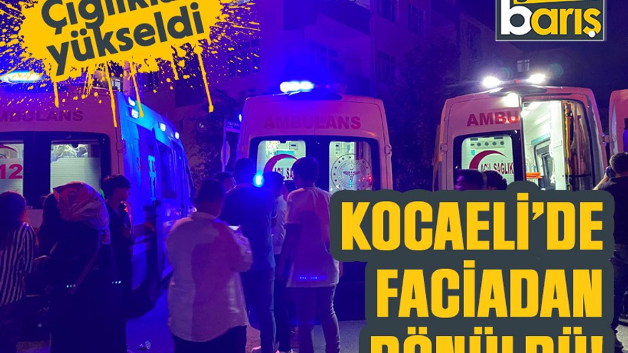 Kocaeli’de faciadan dönüldü! Çığlıklar yükseldi