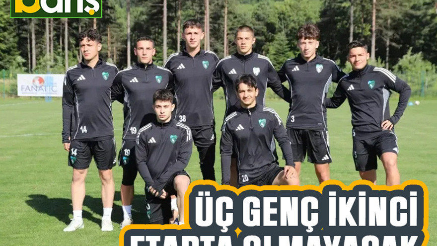 Üç genç ikinci etapta olmayacak