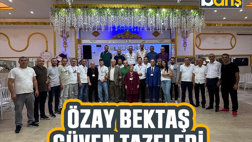 Lastik-İş’te Özay Bektaş güven tazeledi