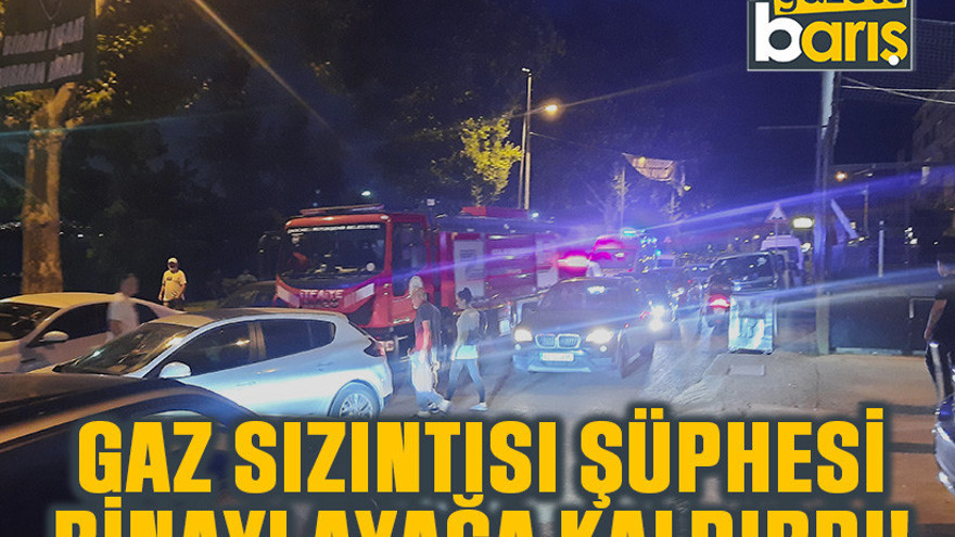 Kocaeli'de gaz sızıntısı şüphesi binayı ayağa kaldırdı!