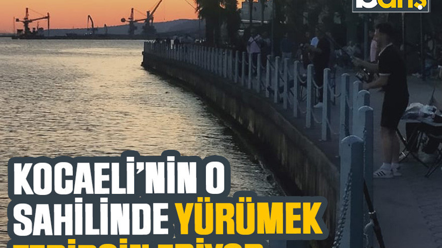 Kocaeli’nin o sahilinde yürümek tedirgin ediyor