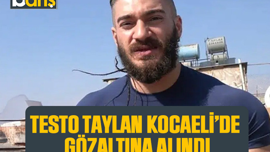 Testo Taylan Kocaeli'de gözaltına alındı!