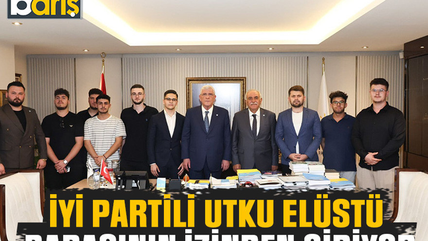 İYİ Partili Utku Elüstü babasının izinden gidiyor