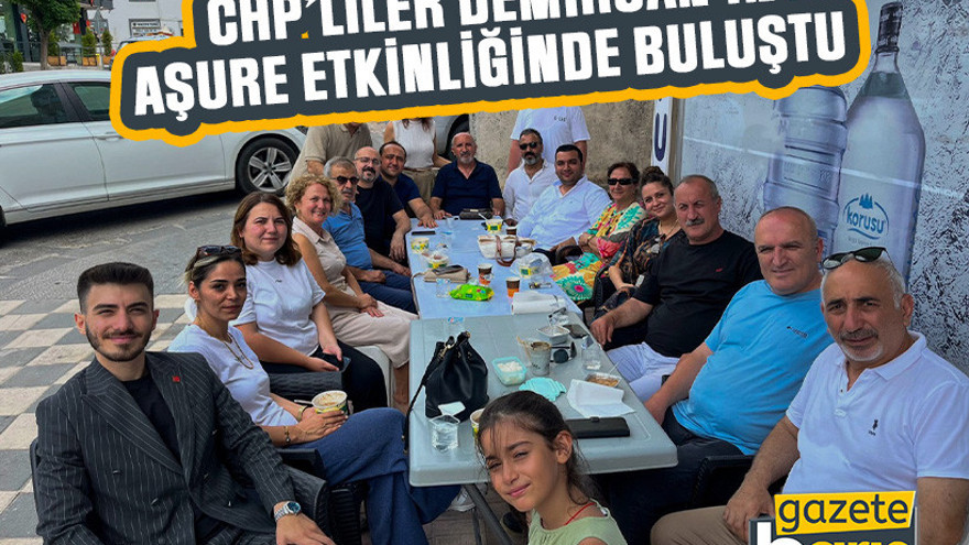CHP’liler Demircan’ın aşure etkinliğinde buluştu
