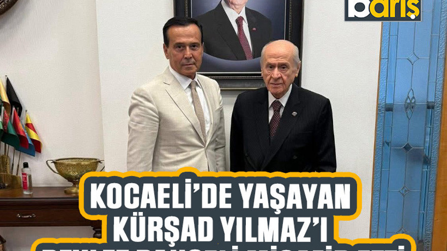 Kocaeli’de yaşayan Kürşad Yılmaz’ı Devlet Bahçeli misafir etti