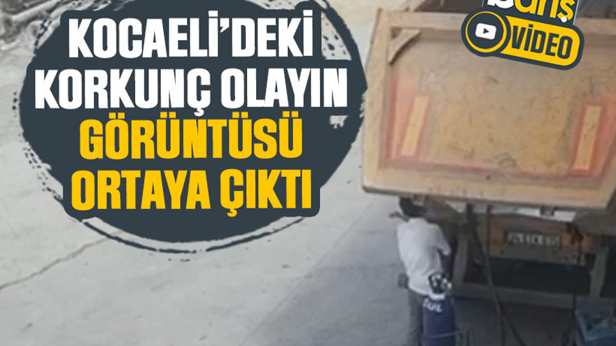 Kocaeli’deki korkunç olayın görüntüsü ortaya çıktı