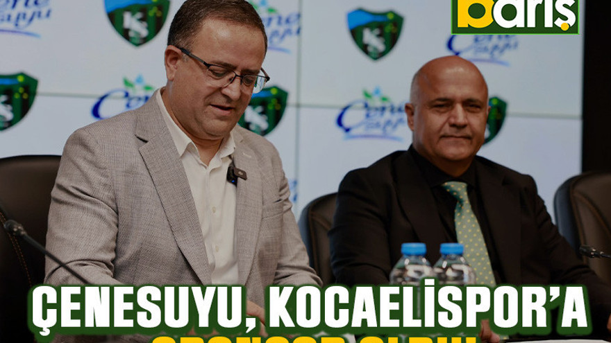 Çenesuyu, Kocaelispor’a sponsor oldu!