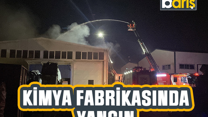 Kocaeli'de kimya firmasında yangın