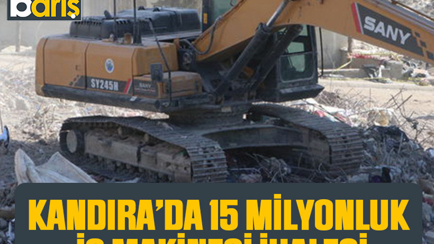 Kandıra’da 15 milyonluk iş makinesi ihalesi