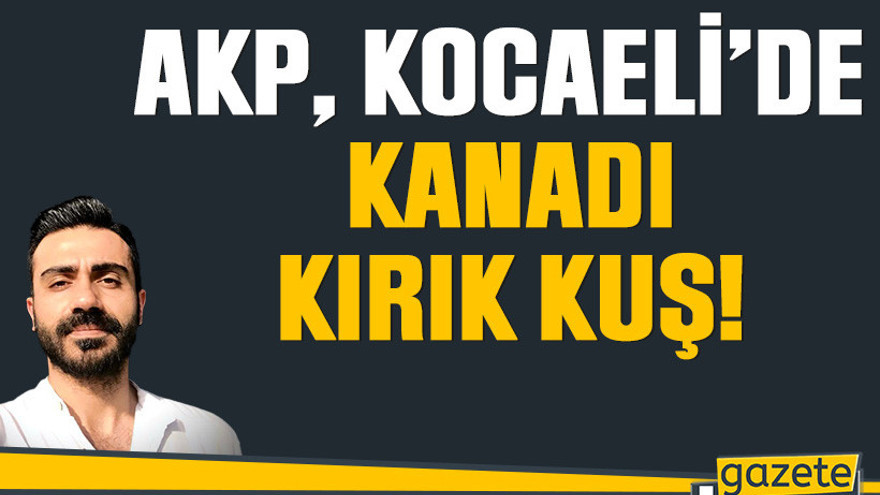 AKP, Kocaeli’de kanadı kırık kuş!