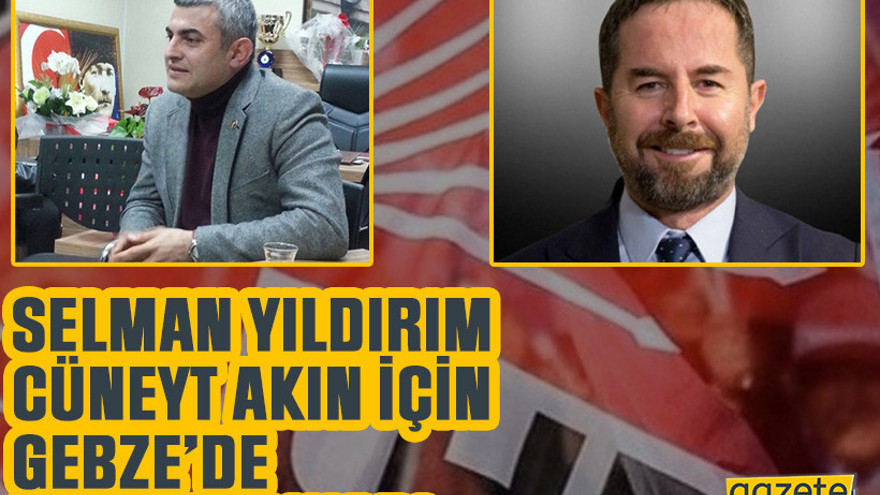 Selman Yıldırım, Cüneyt Akın için Gebze’de kolları sıvadı