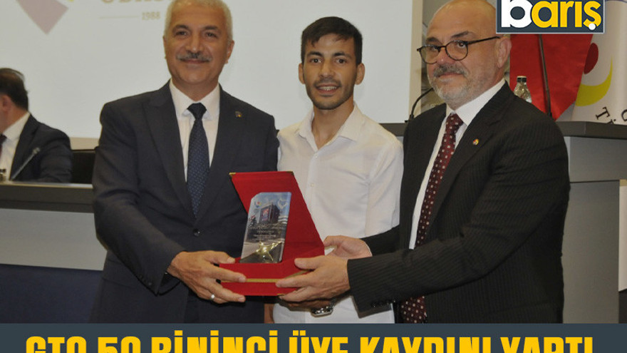GTO 50 bininci üye kaydını yaptı