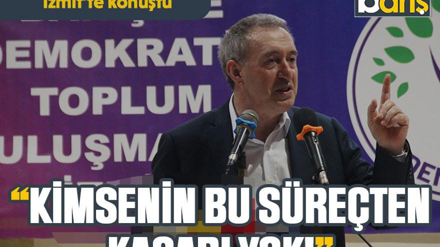 DEM Parti Genel Başkanı İzmit’te konuştu: Kimsenin bu süreçten kaçarı yok!