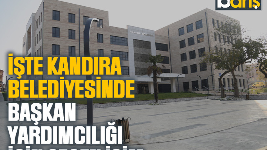 İşte Kandıra Belediyesinde başkan yardımcılığı için geçen isim