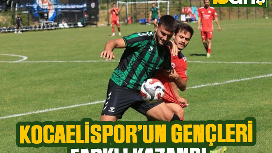 Kocaelispor’un gençleri farklı kazandı