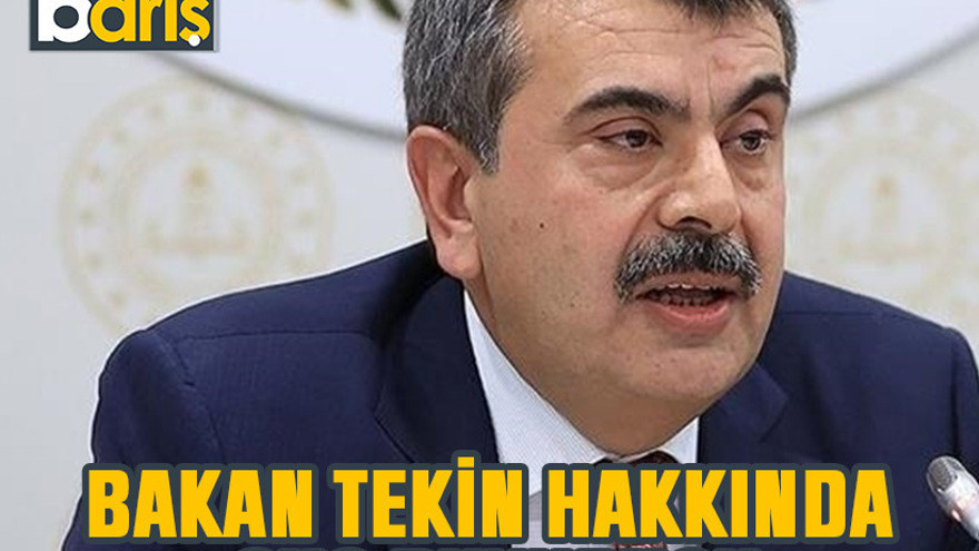 Bakan Tekin hakkında suç duyurusu