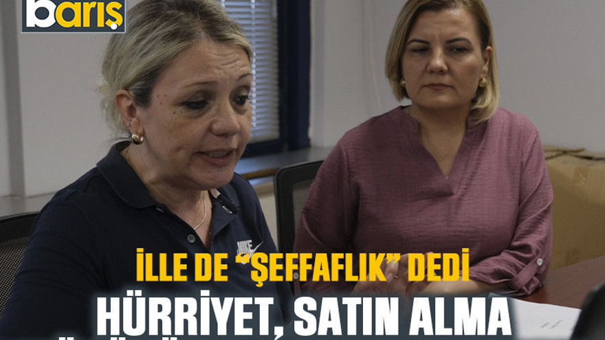 Hürriyet, satın alma müdürüyle canlı yayın yaptı: İlle de “şeffaflık” dedi