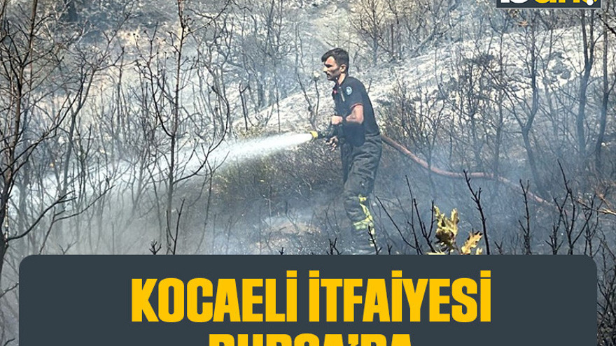 Kocaeli itfaiyesi Bursa'da